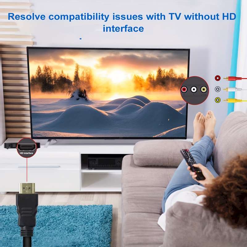 1-Pack Hd To Rca Cable