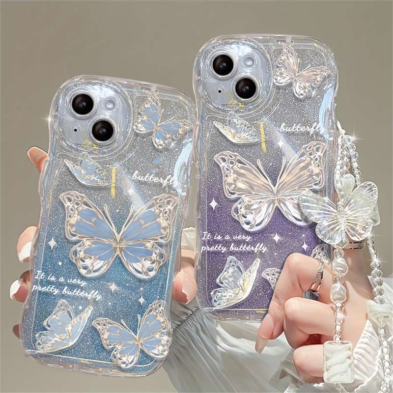 1Pc Light Blue For iPhone 14 Pro Max Phone Case Phone Cover