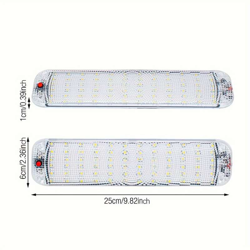 1pc 10W 12V LED Light Strip 6500K 980LM 72 LEDs Indoor Light Strip Light Strip with