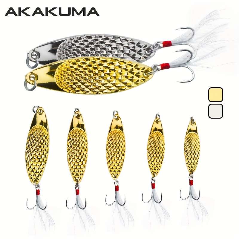 1pc 7g Long-range Lure Bait With Water Leeches Diamond Glitter Golden Bait