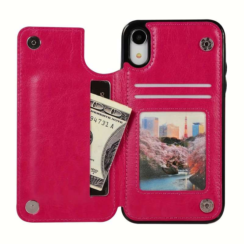 1Pc Rose Color For iPhone Xr Phone Case Phone Cover
