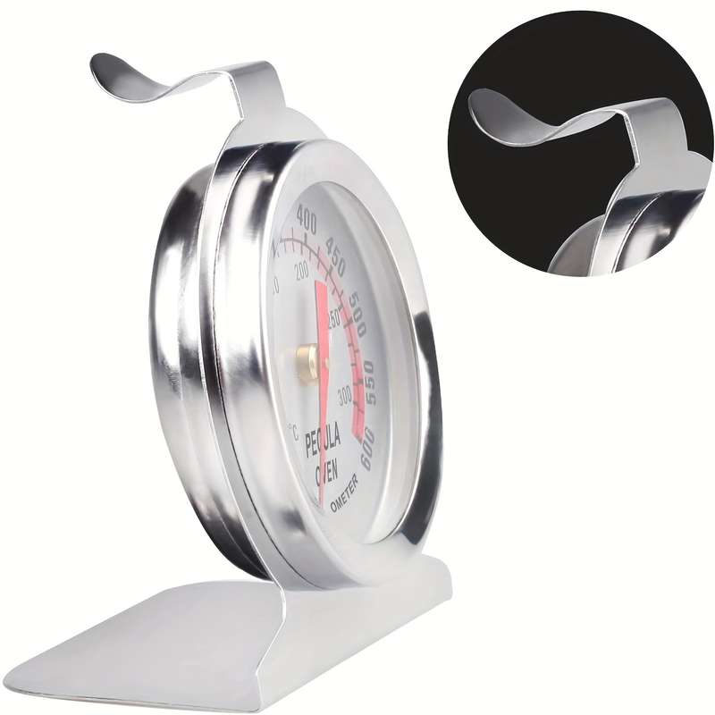 1pc Oven Thermometer Dual Ratio 50-300C 80-80F Oven Grill Stir Fry Chef Smoking Thermometer