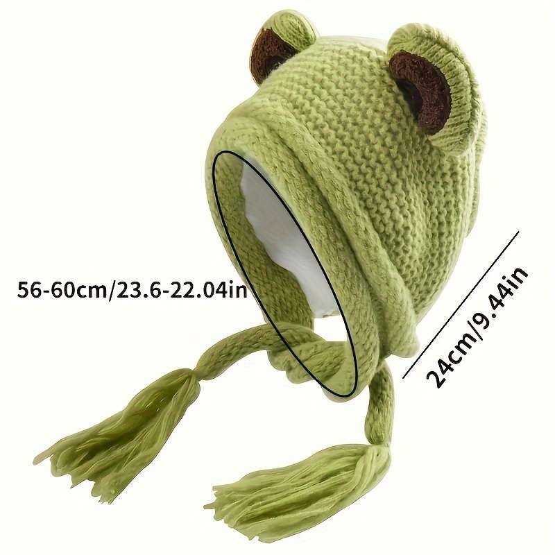 Winter Hat Color Frog Pink