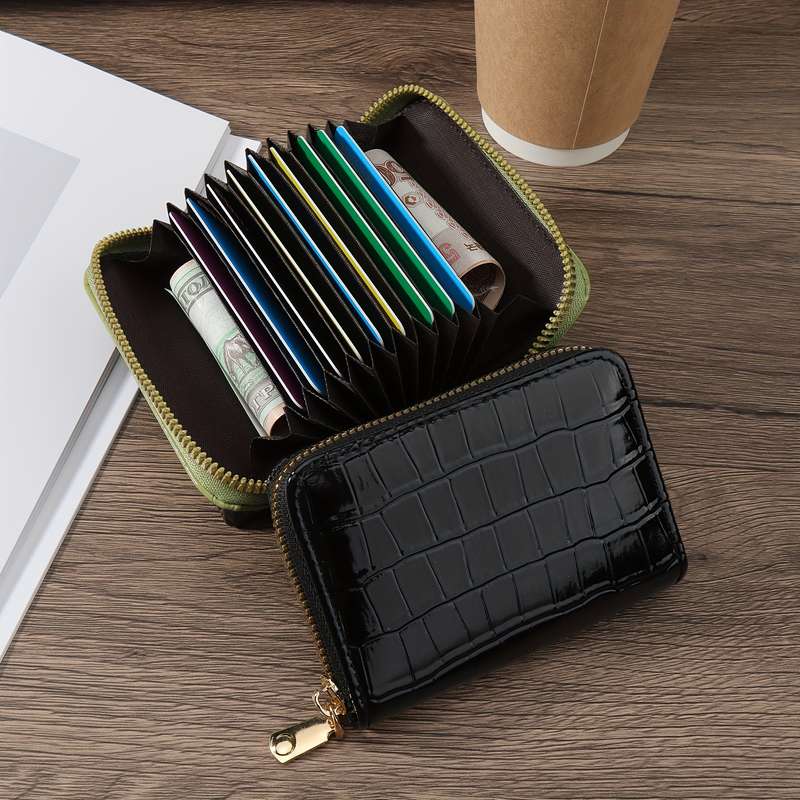 1pc New Card Bag Women's Large Capacity Card Holder Small Wallet Card Bag Coin Purse