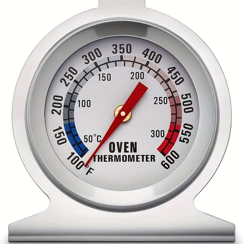 1pc Oven Thermometer Dual Ratio 50-300C 80-80F Oven Grill Stir Fry Chef Smoking Thermometer