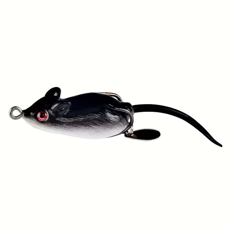 1pc Soft Mouse Shaped Bait Bells Sound Fishing Lure Silicon Artificial Fishing Bait Set Fish