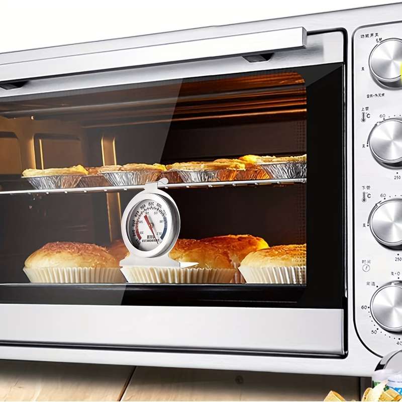 1pc Oven Thermometer Dual Ratio 50-300C 80-80F Oven Grill Stir Fry Chef Smoking Thermometer