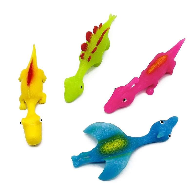 Toy Weapons Items 24Pcs Catapult Dinosaur