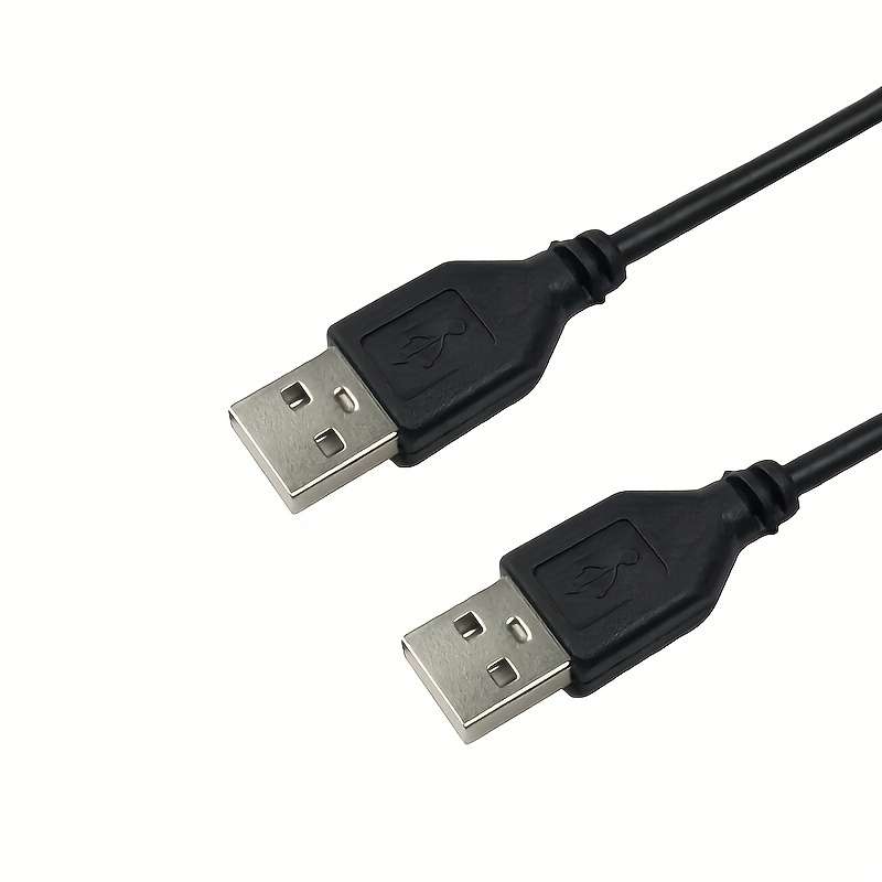 1pc 100cm USB Male-to-Male Data Cable Dual-USB Connection Line USB to USB Data Cable