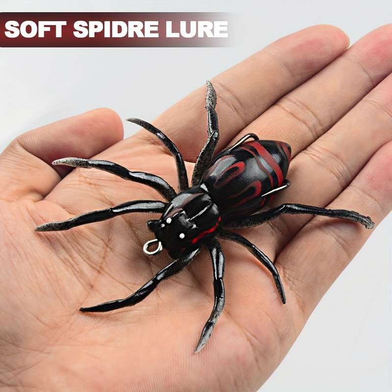1pc Floating Lure Bait Water Spider Soft Bait Artificial Perch Bait Outdoor Fishing Tackle