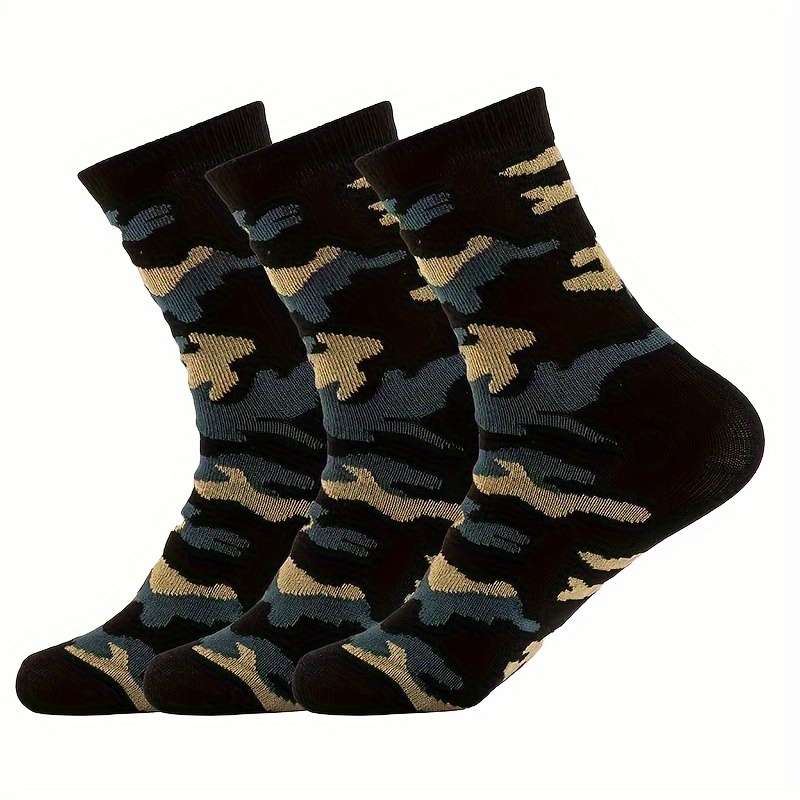 3 Pairs Mixed Colors One Size High Elastic Socks