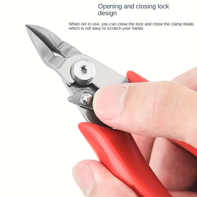 1pc Classic Professional Toenail Clippers Extra Sharp Pointed Nose Blades Stainless Steel Co
