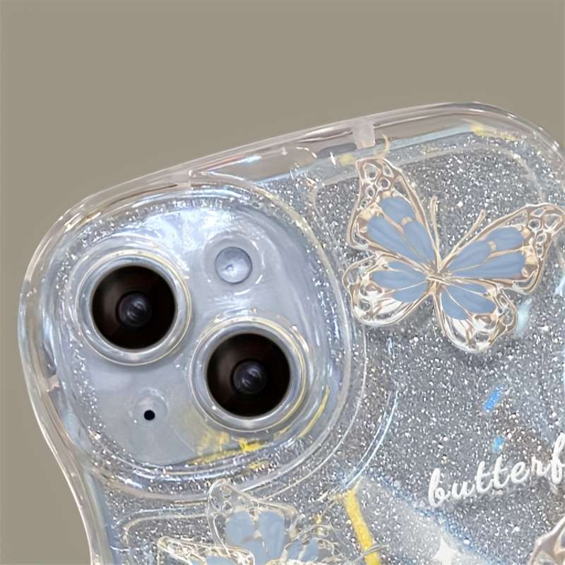 1Pc Light Blue For iPhone 14 Pro Max Phone Case Phone Cover