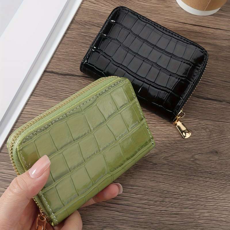 1pc New Card Bag Women's Large Capacity Card Holder Small Wallet Card Bag Coin Purse