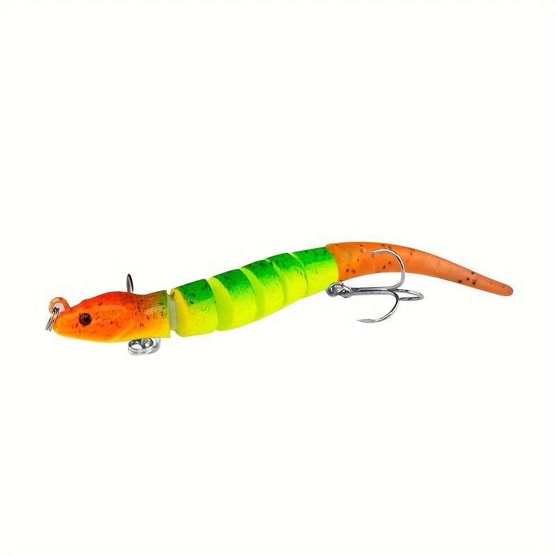 1pc Eel Swimbait 1.0cm 11.7g Slow Sinking Crankbait For Freshwater And Saltwater Trout And Bass