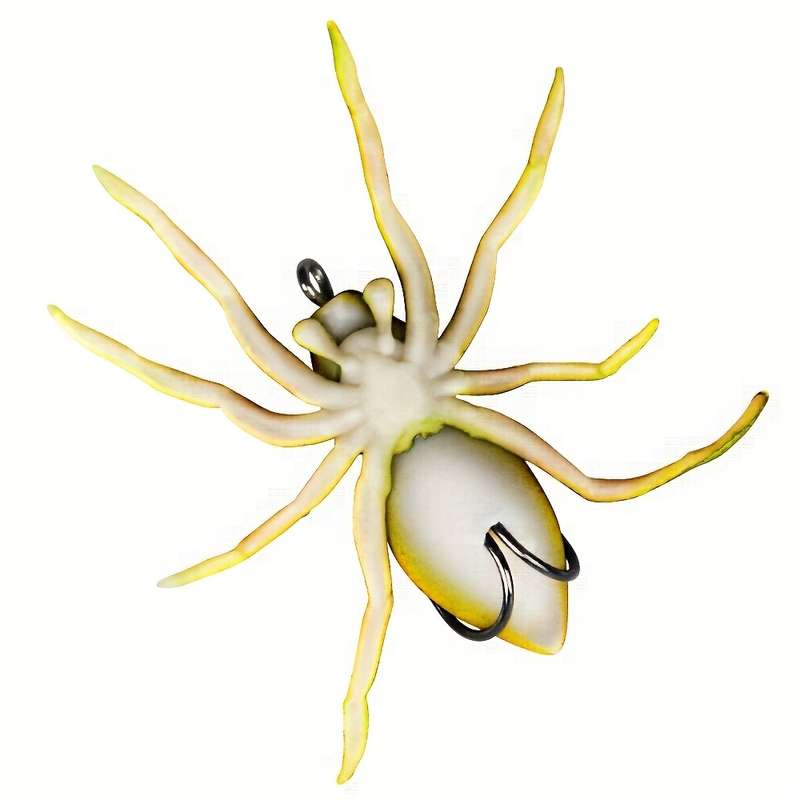 1pc Floating Lure Bait Water Spider Soft Bait Artificial Perch Bait Outdoor Fishing Tackle