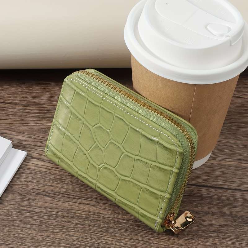 1pc New Card Bag Women's Large Capacity Card Holder Small Wallet Card Bag Coin Purse