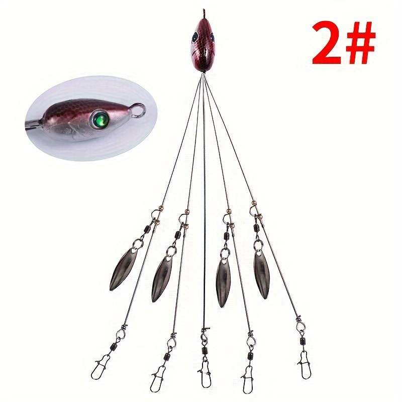 1pc Ultimate All-Purpose Fishing Bait Kit Durable Lure with Vibrant Willow Blade Swivel