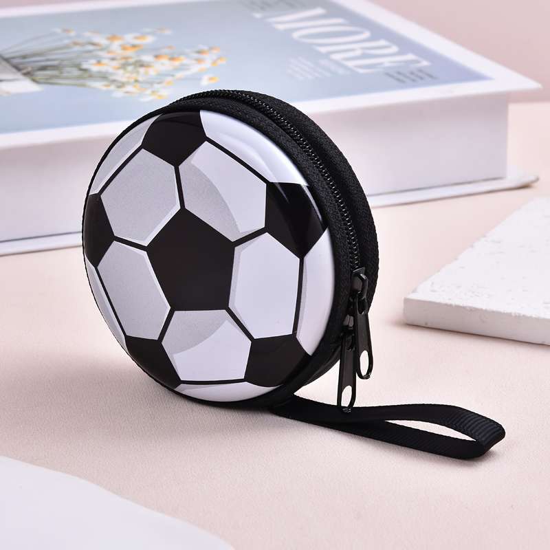 1pc Football Zipper Coin Purse Wallet For Birthday Gifts