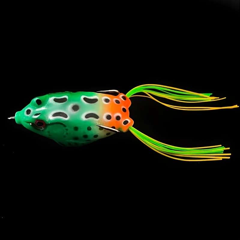 1pc 4.5g Artificial Soft Frog Shaped Fishing Lure Portable Plastic Minnow Crankbaits For Freshwater