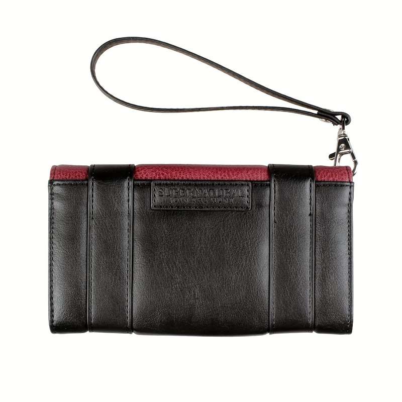1pc Vintage Pattern Colorblock Long Purse Trifold Coin Purse Classic Card Case With Buckles Decor