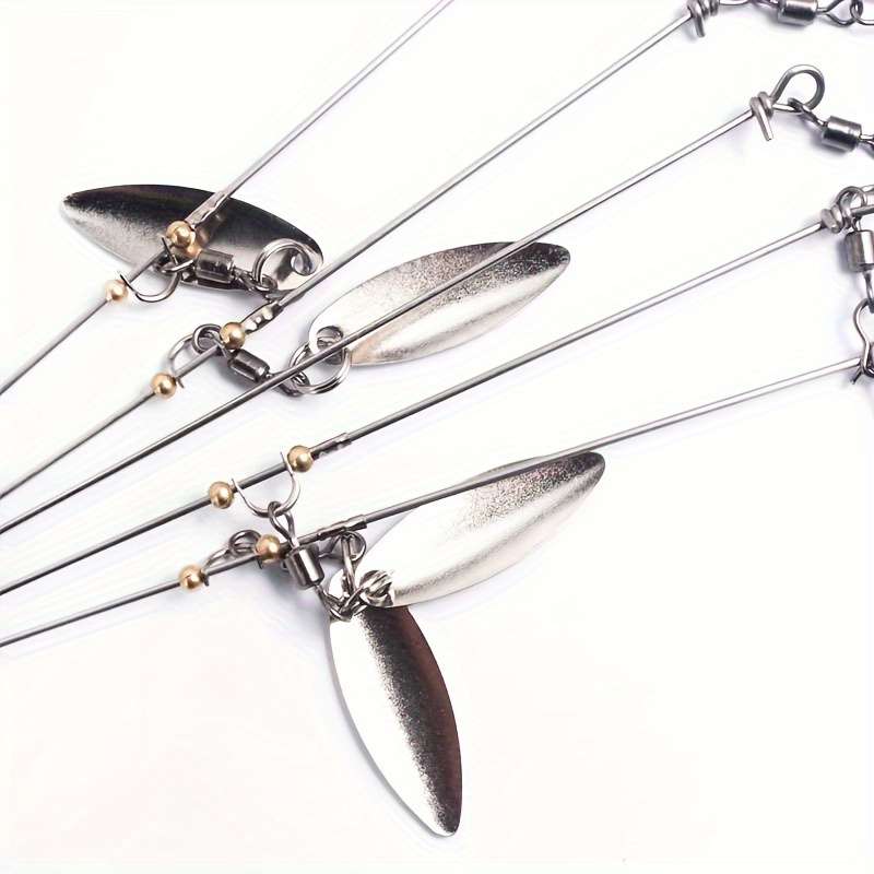 1pc Ultimate All-Purpose Fishing Bait Kit Durable Lure with Vibrant Willow Blade Swivel