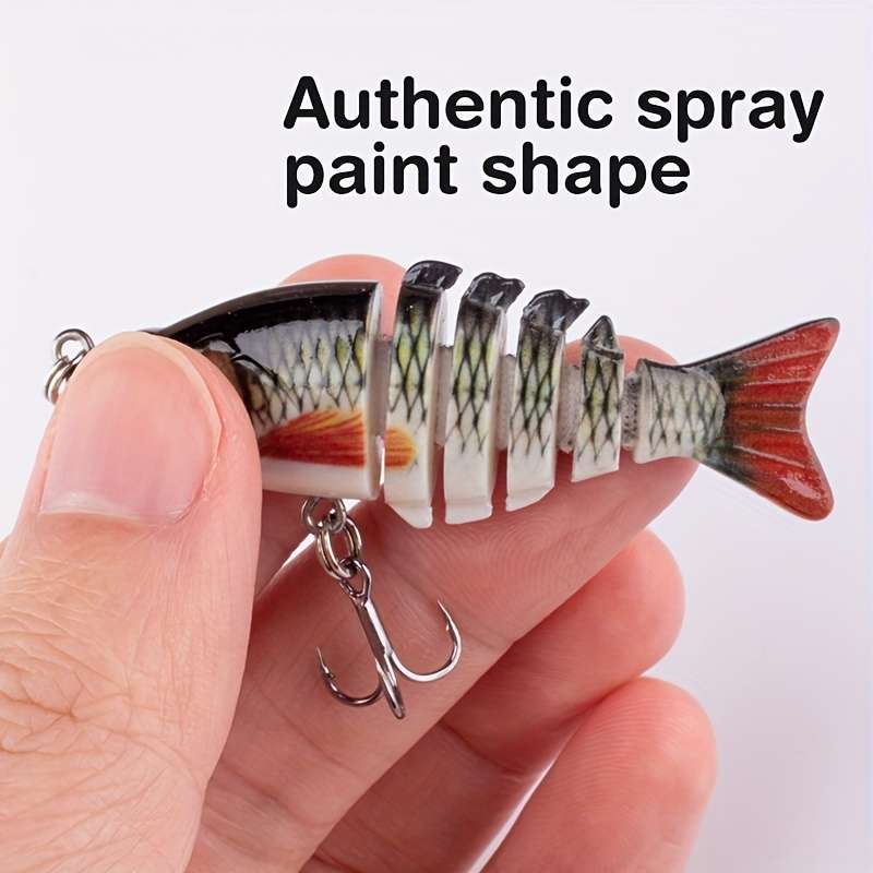 1pc Mini Multi-segment Bionic Hard Bait 5.99cm 5g Artificial Swimbait