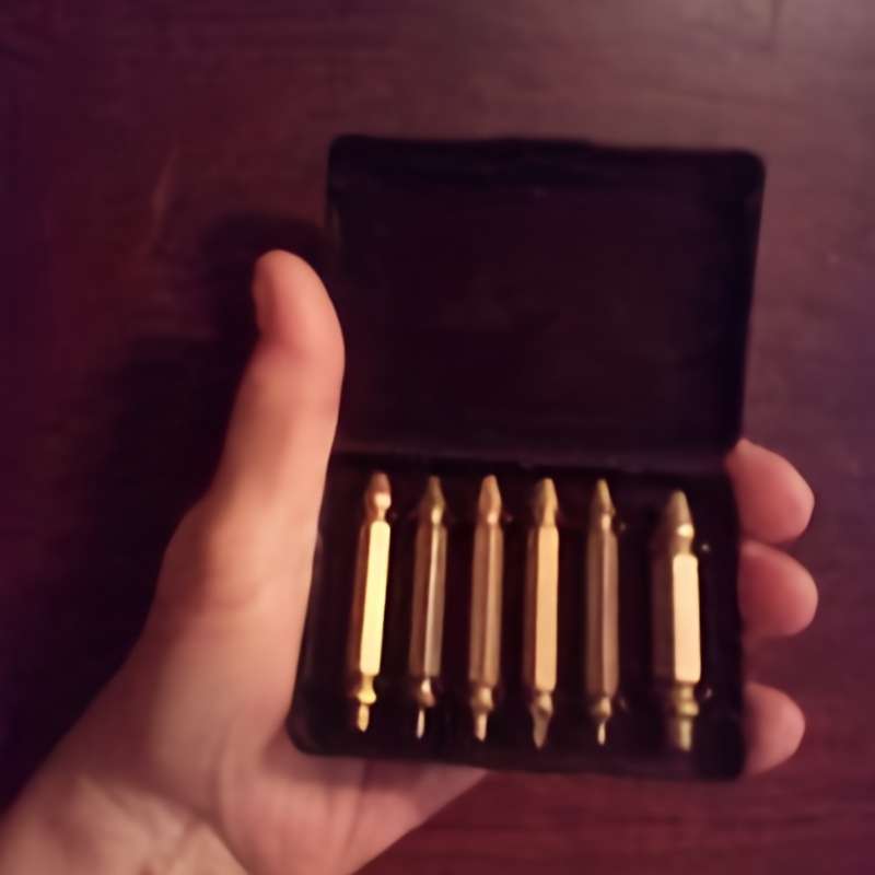 Screwdriver Bit Tool Set Color Golden