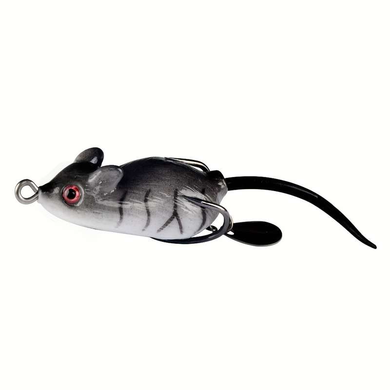 1pc Soft Mouse Shaped Bait Bells Sound Fishing Lure Silicon Artificial Fishing Bait Set Fish