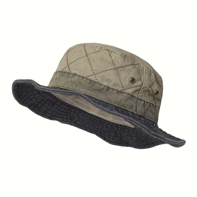 1pc Spring Summer Casual Bucket Hats for Men Women Washed Panama Hat Hiking Camping Outdoor Hat