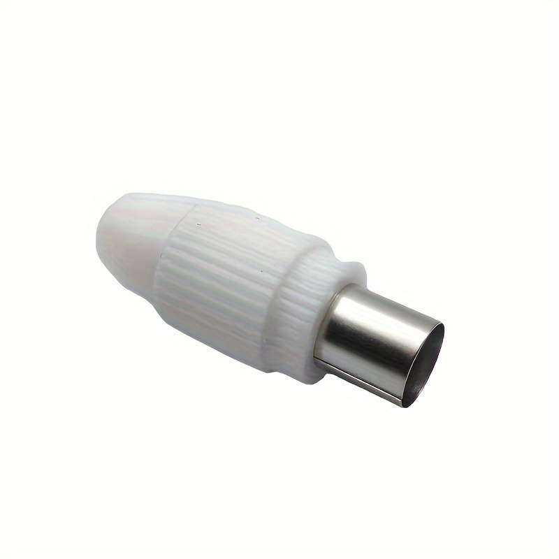 1pc Wired TV Plug Connector Solder-Free RF Male to Female Video RF Cable Head Antenna Adapte