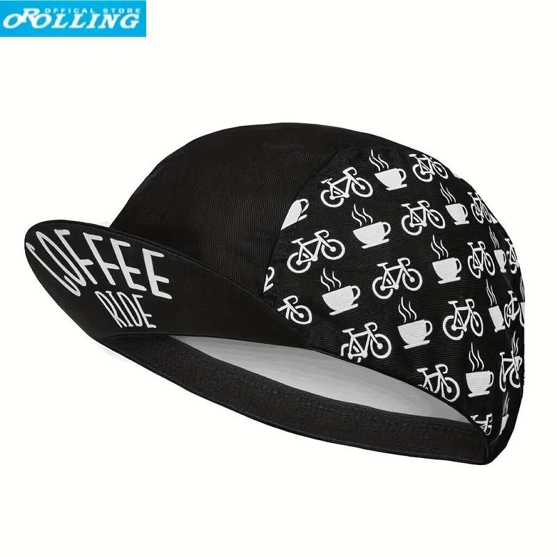 1pc Breathable Quick Drying Printed Cloth Hat for Outdoor Cycling Unisex