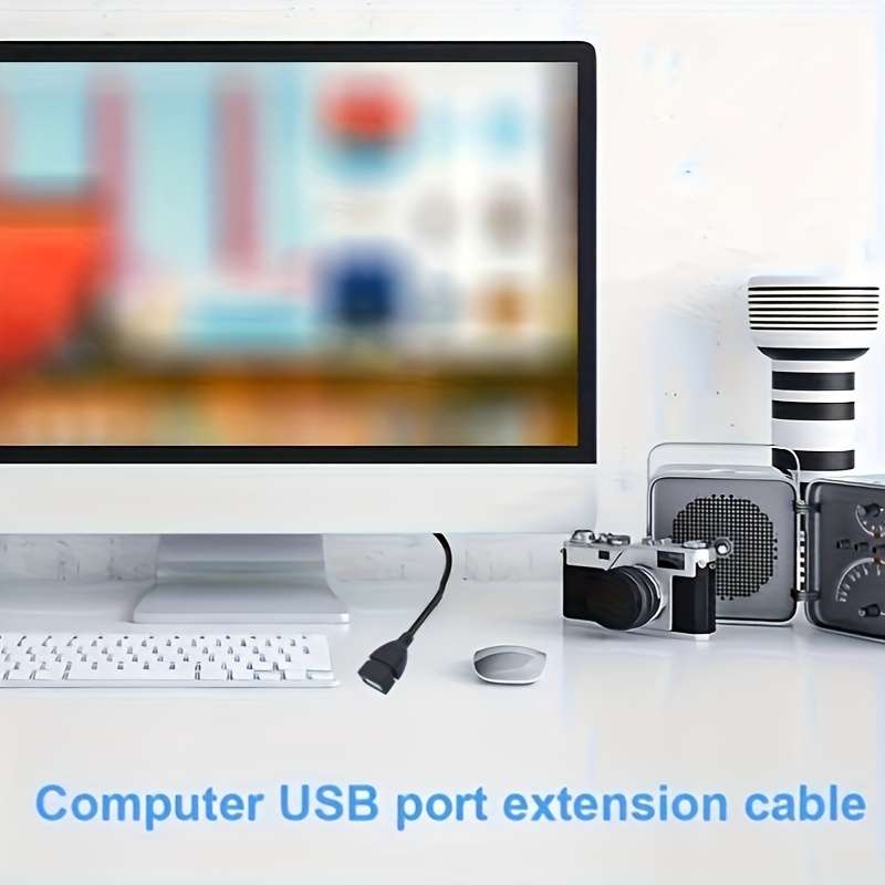 1pcs USB 2.0 Extender Male-to-Female USB Extension Cable Boost Your Device's Connectivity Fast