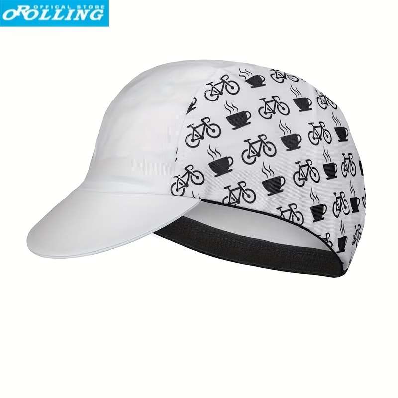 1pc Breathable Quick Drying Printed Cloth Hat for Outdoor Cycling Unisex
