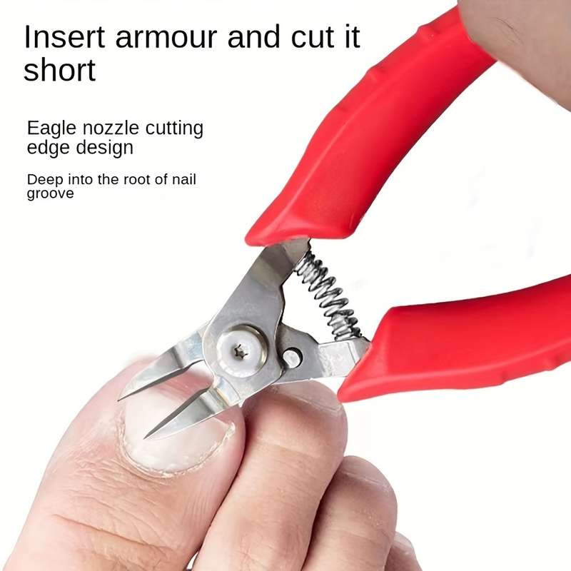 1pc Classic Professional Toenail Clippers Extra Sharp Pointed Nose Blades Stainless Steel Co