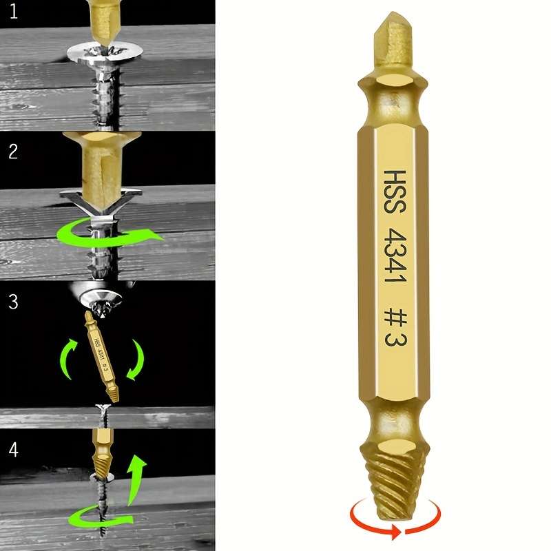 Screwdriver Bit Tool Set Color Golden