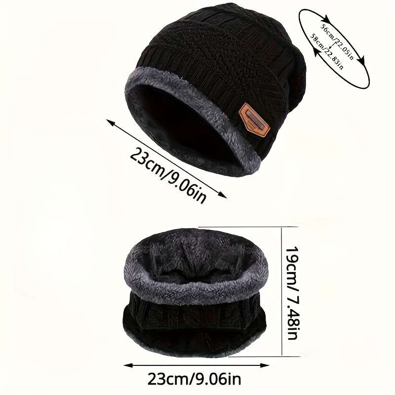 Winter Hat Size One Size Style Red Touch Screen Gloves