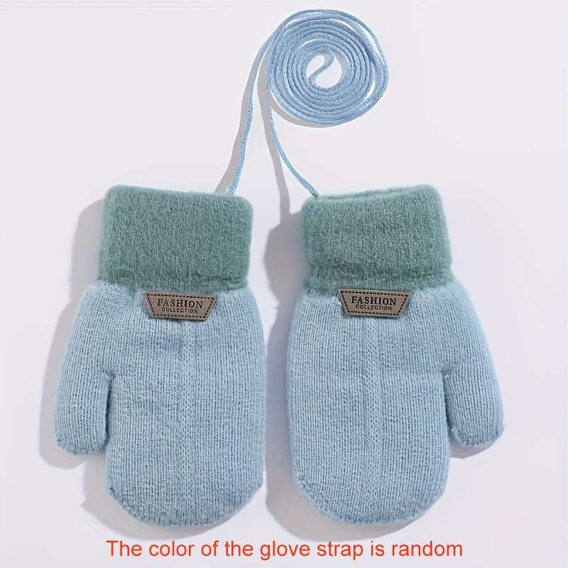 Winter Gloves Color Dark Blue