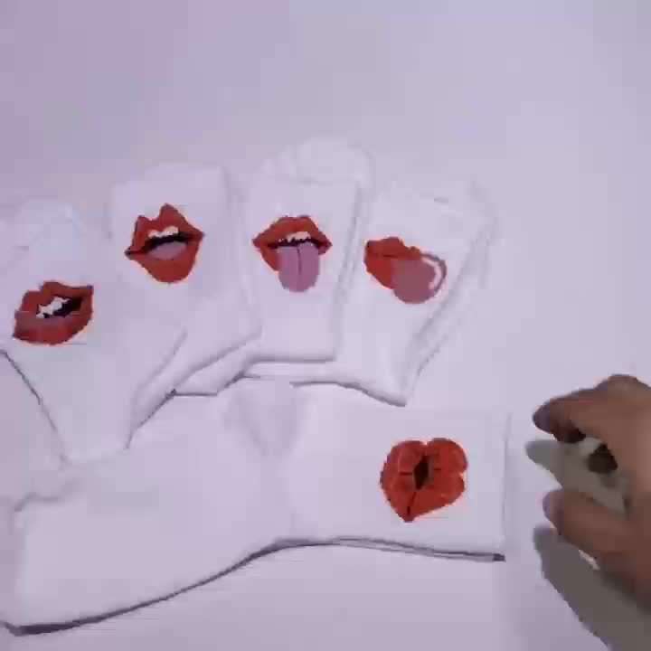 5 Pairs Of White One Size High Elastic Socks