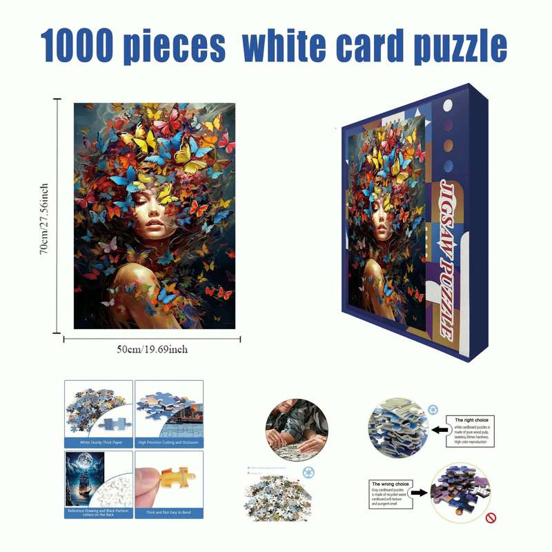 1000 Piece Paper Jigsaw Puzzle For Adults