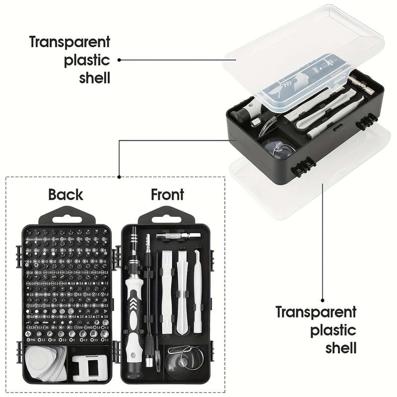 Screwdriver Bit Tool Set Color Grey Advanced Edition