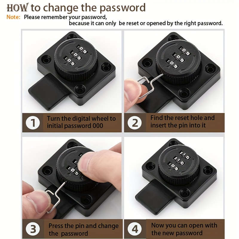Lock Color Black