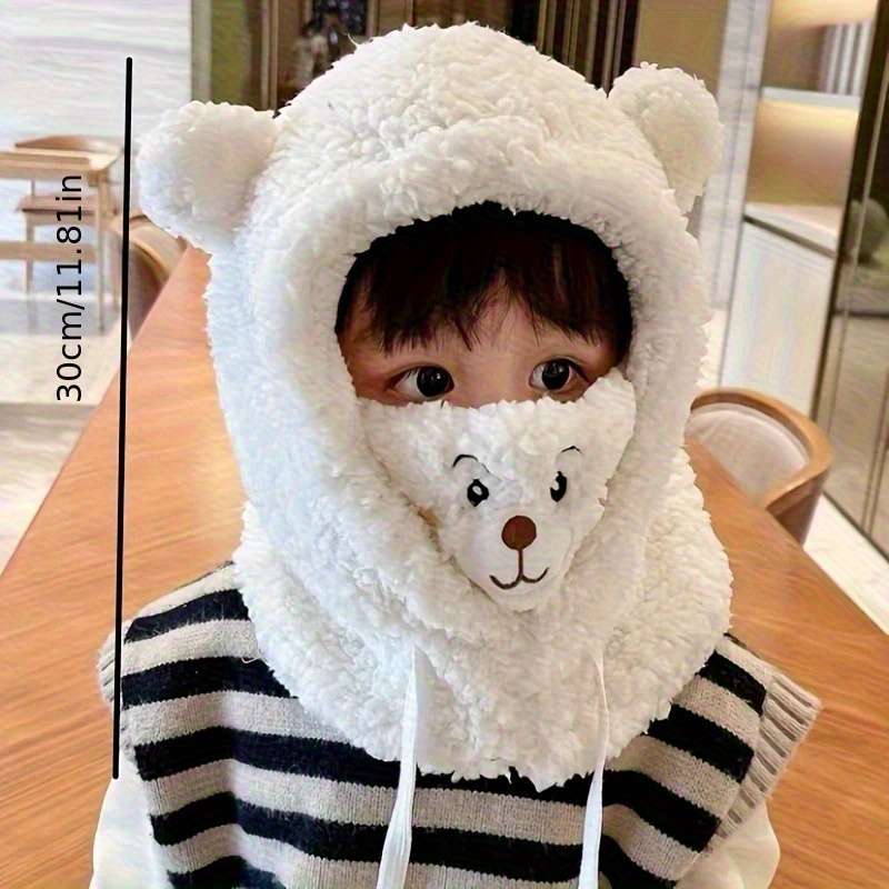 Winter Hat Color Beige Color Size 3 11 Years Old  One Size Fits All