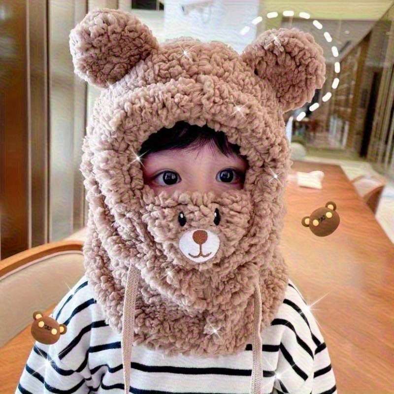 Winter Hat Color Beige Color Size 3 11 Years Old  One Size Fits All
