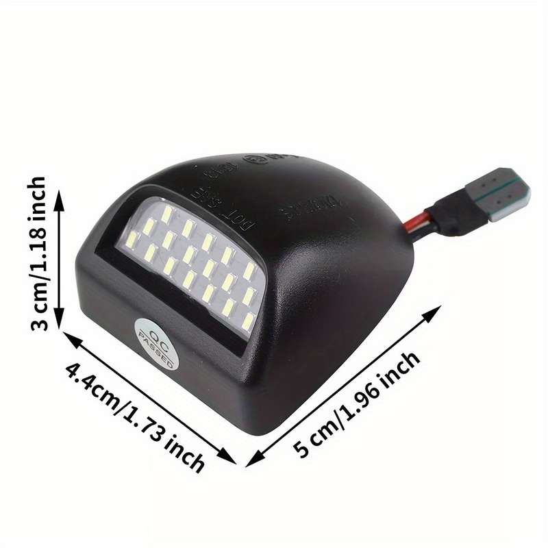 2pcs LED License Plate Light Kit for Toyota Tacoma Tundra 2012-2024 12-24V Plug & Pl