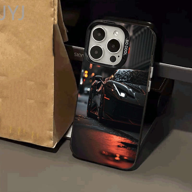 1Pc Black For iPhone 7 Plus 8 Plus Fantasy Car Phone Case