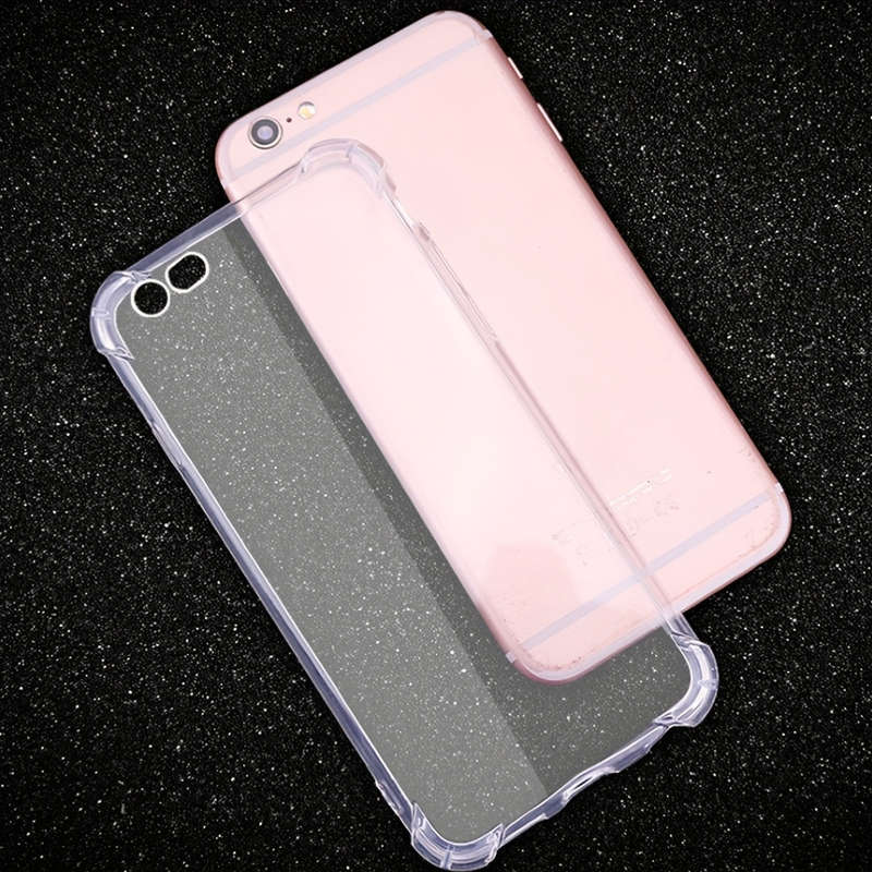 1Pc Ultra-Thin Tpu Crystal Protective Case Shockproof And Transparent For IPhone 7 Plus 8 Plus
