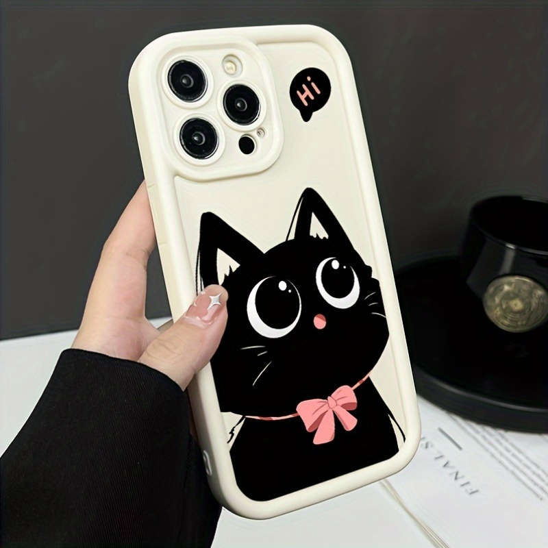 1Pc Black For iPhone 15 Plus Phone Case Phone Cover