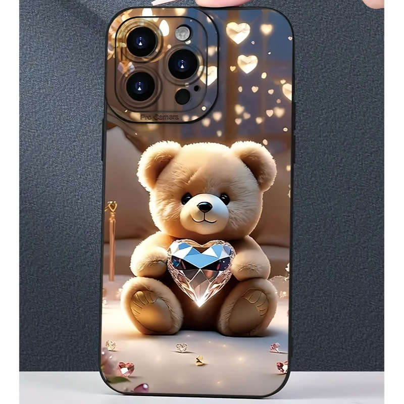 1Pc Black For iPhone 16 Plus Phone Case Phone Cover