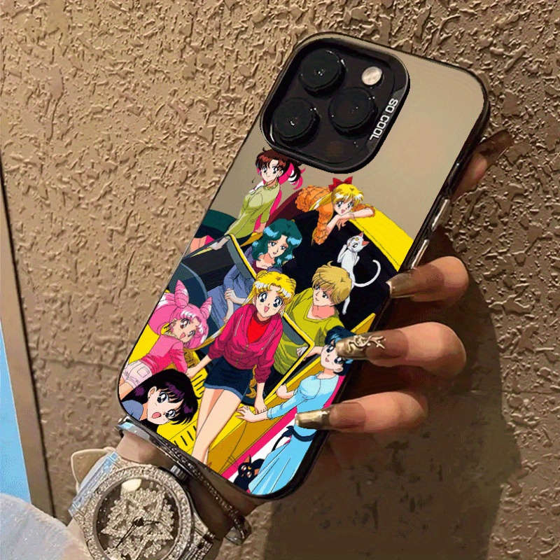 1Pc Mixed Color For iPhone 7 Plus 8 Plus Anime Patterns Phone Case
